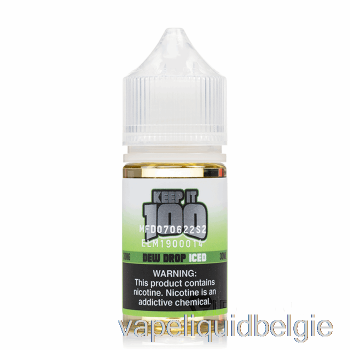 Vape Smaken Dauwdruppel Ijskoud - Bewaar Het 100 Zouten - 30 Ml 20 Mg